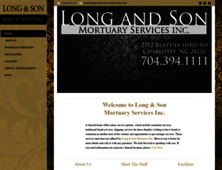 longandsonmortuary.com screenshot