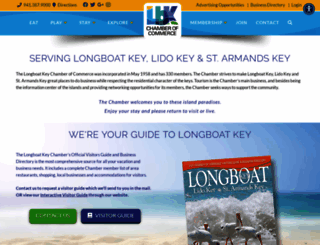 longboatkeychamber.com screenshot