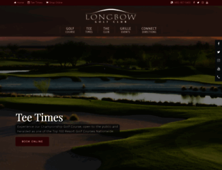 longbowgolf.com screenshot