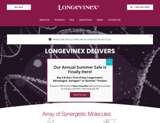 longevinex.com screenshot