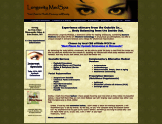 longevitymedspa.com screenshot