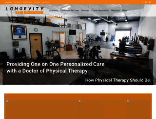 longevityphysicaltherapy.com screenshot