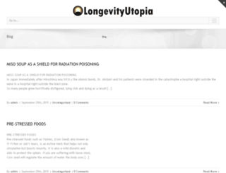 longevityutopia.com screenshot