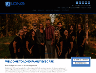 longfamilyeyecare.com screenshot