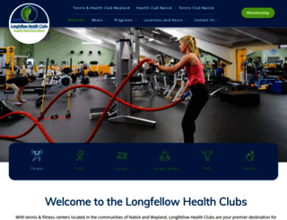 longfellowhealthclubs.com screenshot