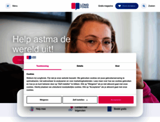 longfonds.nl screenshot