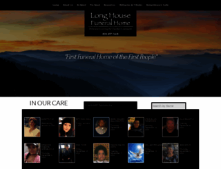 longhousefuneralhome.com screenshot