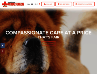 longislandanimalsurgery.com screenshot