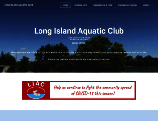 longislandaquaticclub.weebly.com screenshot