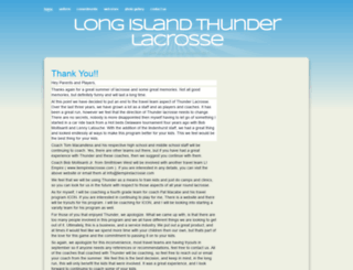 longislandthunderlacrosse.webs.com screenshot