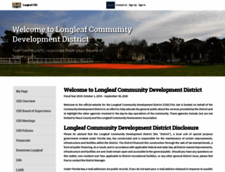 longleafcommunity.com screenshot