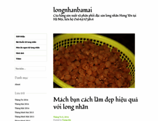 longnhanbamai.wordpress.com screenshot