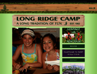 longridgecamp.squarespace.com screenshot