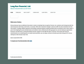 longrunfinancial.com screenshot