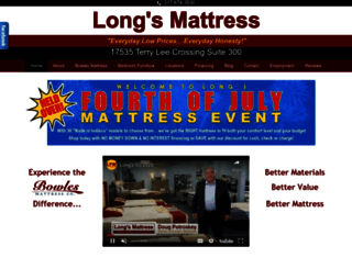longsmattressnoblesville.com screenshot