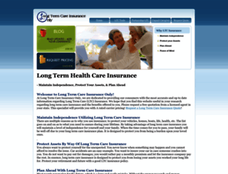 longtermcareinsuranceonly.com screenshot