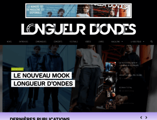 longueurdondes.com screenshot