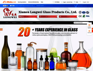 longweiglass.en.alibaba.com screenshot