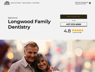 longwoodfamilydentistry.com screenshot