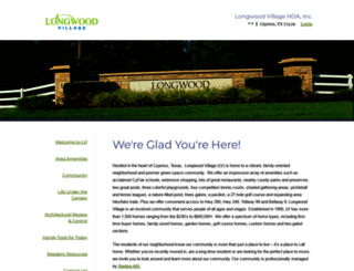 longwoodvillagehoa.com screenshot