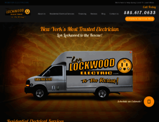 lonlockwoodelectric.com screenshot
