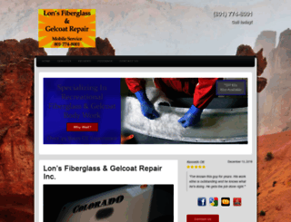 lonsfiberglass.com screenshot