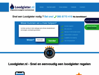 loodgieter.nl screenshot