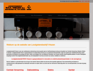 loodgietersbedrijfvriezen.nl screenshot
