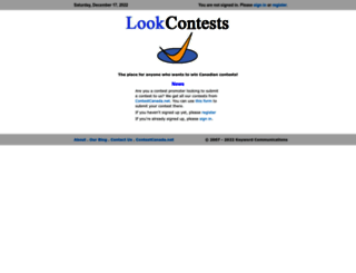 lookcontests.com screenshot