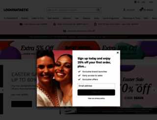 lookfantastic.com.hk screenshot