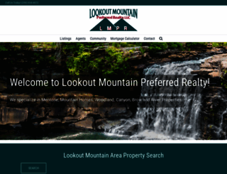 lookoutmountainproperties.com screenshot