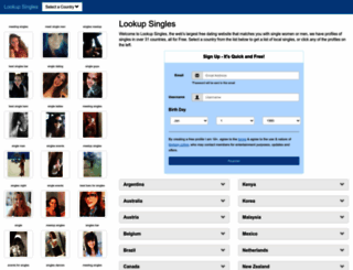 lookup-singles.com screenshot