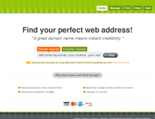 lookwebdesign.com screenshot