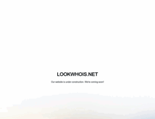lookwhois.net screenshot