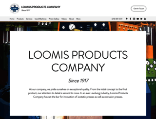 loomisproducts.com screenshot