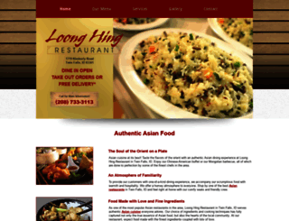 loonghingrestaurant.com screenshot