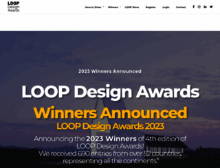 loopdesignawards.com screenshot