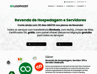 loophost.com.br screenshot