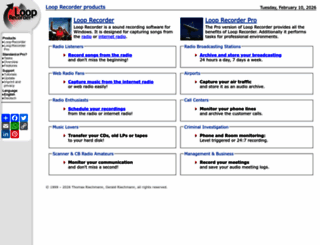 looprecorder.de screenshot