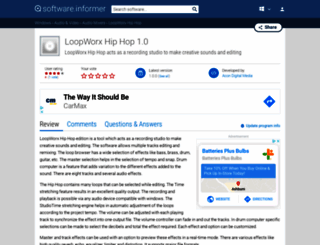 loopworx-hip-hop.informer.com screenshot