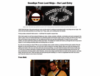 loot-ninja.com screenshot