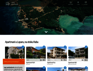 lopar-apartments.net screenshot