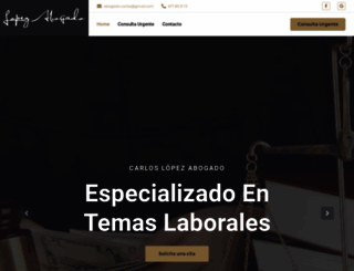lopezabogado.com screenshot