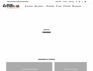 lopillo.es screenshot