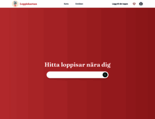 loppiskartan.se screenshot