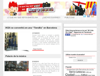 loquehayqueverenbarcelona.es screenshot
