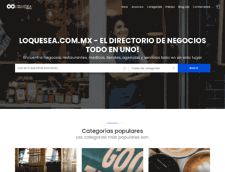 loquesea.com.mx screenshot