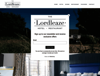lordleazehotel.com screenshot