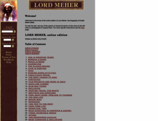 lordmeher.org screenshot