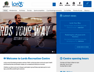 lords.com.au screenshot